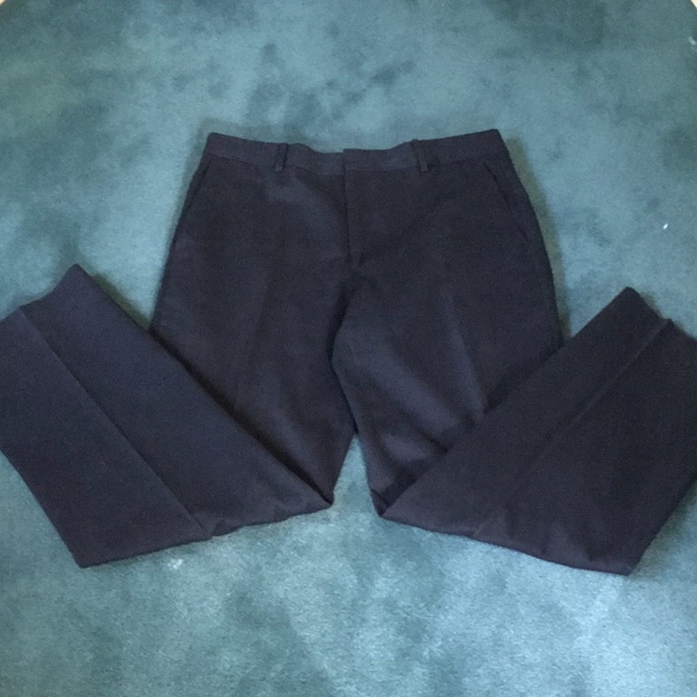 Emile Lafaurie Brushed Cotton Pants Pin-Striped Eu44
